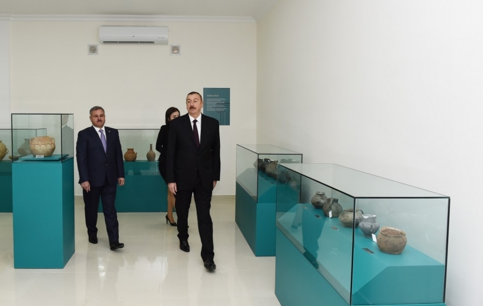 Le président Ilham Aliyev inaugure le Musée historique et ethnographique de Terter