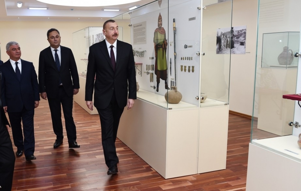 Ağcabədidə Tarix-Diyarşünaslıq Muzeyi yenidənqurmadan sonra istifadəyə verilib