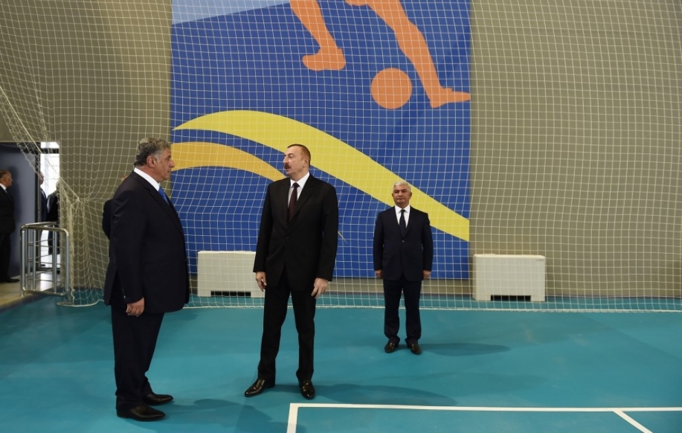 President Ilham Aliyev inaugurated Aghjabadi Olympic Sport Complex