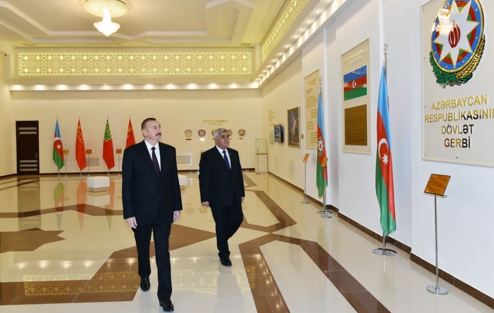 President Ilham Aliyev inaugurated Flag Museum in Sabirabad