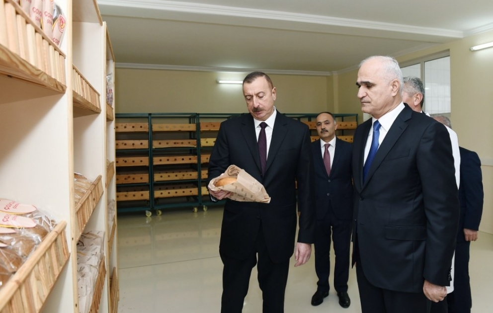 In der Region Agjabadi neue Bäckerei eröffnet