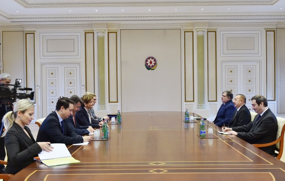 President Ilham Aliyev received delegation led by Croatian deputy prime minister