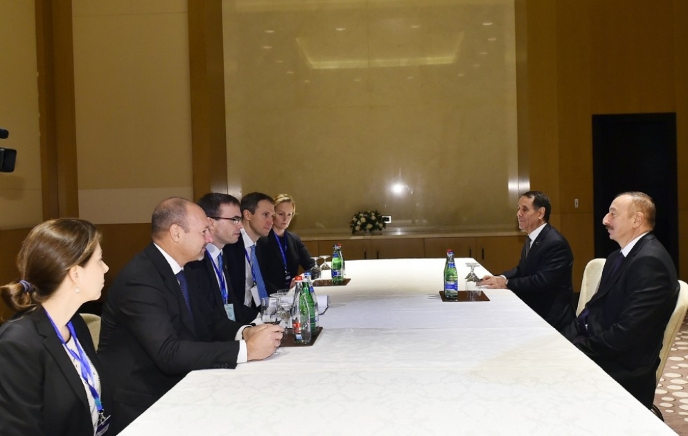 Prezident İlham Əliyev Estoniyanın xarici işlər nazirini qəbul edib