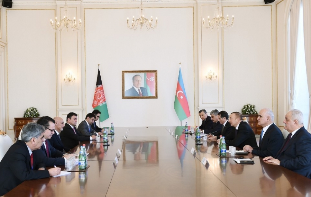 Azerbaijani and Afghan presidents held expanded meeting