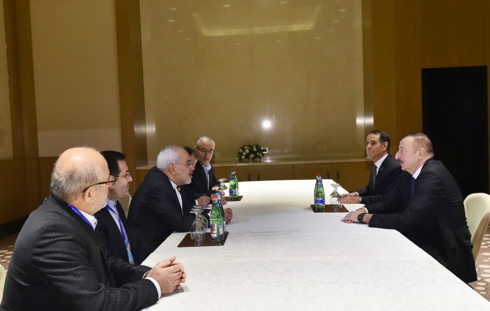 Entretien du président Ilham Aliyev avec le chef de la diplomatie iranienne