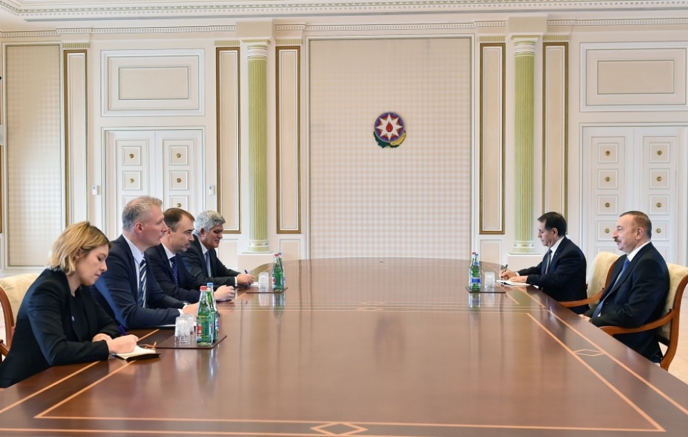 Entretien du président Ilham Aliyev avec une délégation de l’Union européenne
