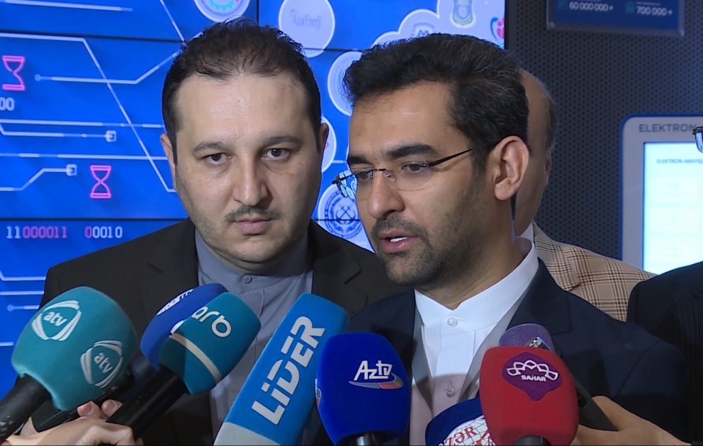 İran naziri: Azərbaycanda rabitə və telekommunikasiya sahəsi çox inkişaf edib