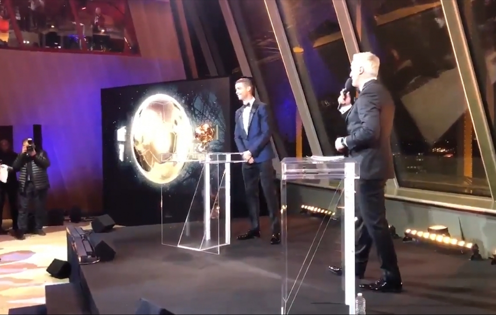 Cristiano Ronaldo gewann seinen fünften Goldenen Ball