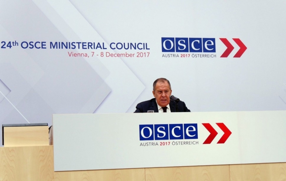 Sergey Lavrov ATƏT Nazirlər Şurasının 24-cü illik iclası çərçivəsində mətbuat konfransı keçirib