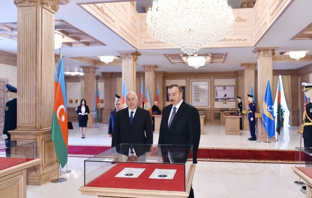 President Ilham Aliyev inaugurated Flag Museum in Sumgayit