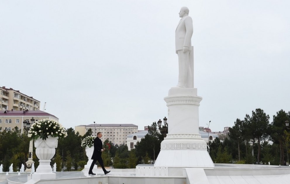 Déplacement du président de la République à Soumgaït