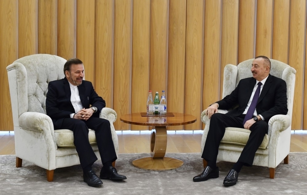 Prezident İlham Əliyev İranın Prezident Aparatının rəhbərini qəbul edib