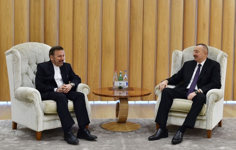 Aserbaidschans Präsident Ilham Aliyev empfängt Leiter von Präsidialamt des Iran