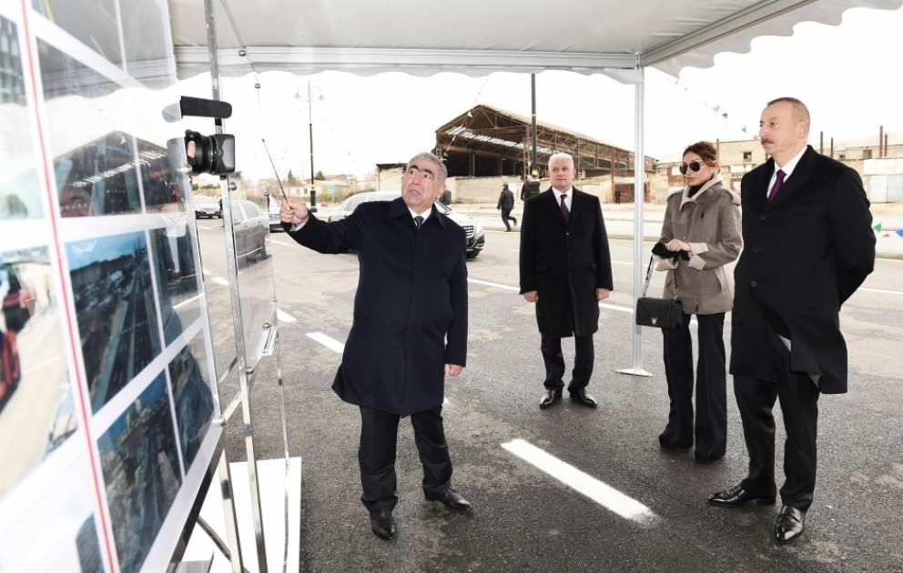Le président Ilham Aliyev a inspecté les travaux effectués dans la «Ville blanche»