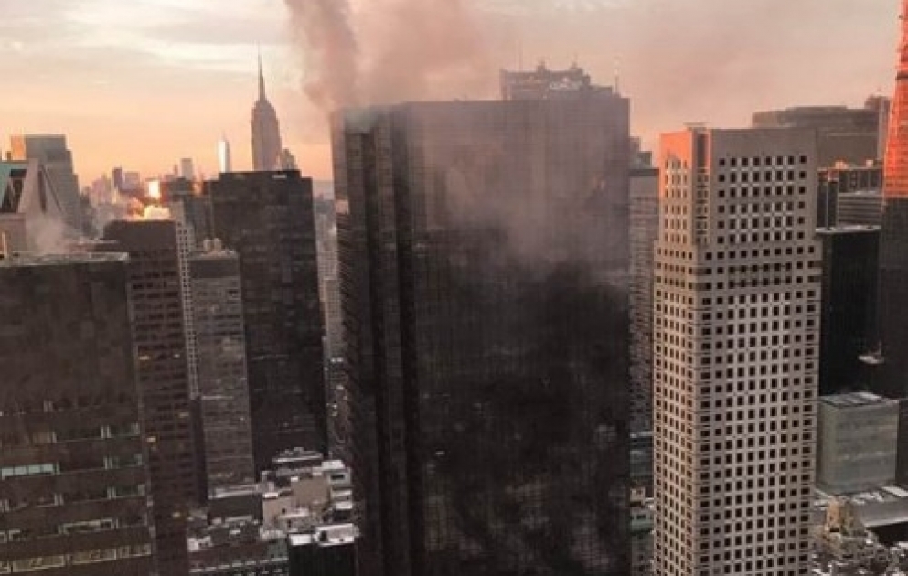 В Нью-Йорке произошёл пожар в Trump Tower