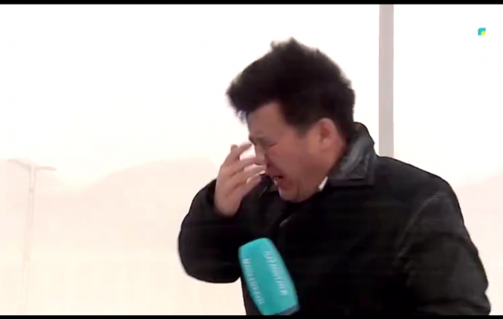 Reporters demonstrate professionalism amid blizzard in Astana