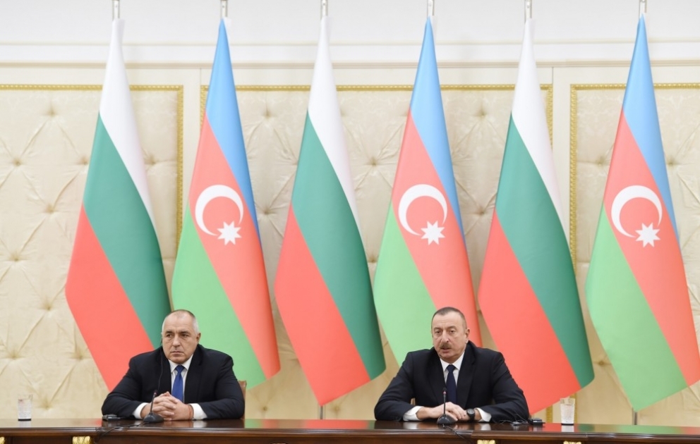 Azərbaycan Prezidenti və Bolqarıstanın Baş naziri mətbuata bəyanatlarla çıxış ediblər