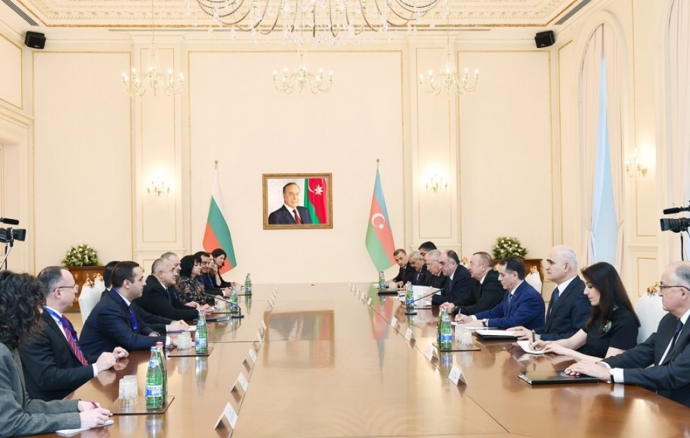President Ilham Aliyev, Prime Minister Boyko Borisov held expanded meeting