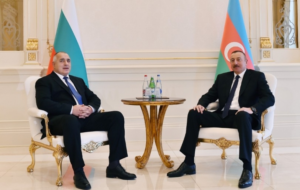 Entretien en tête-à-tête du président Ilham Aliyev avec le Premier ministre bulgare
