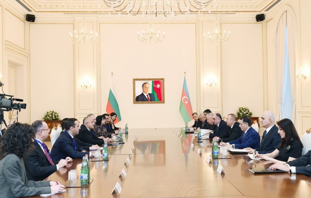 Entretien élargi du président Ilham Aliyev et du Premier ministre Boïko Borissov