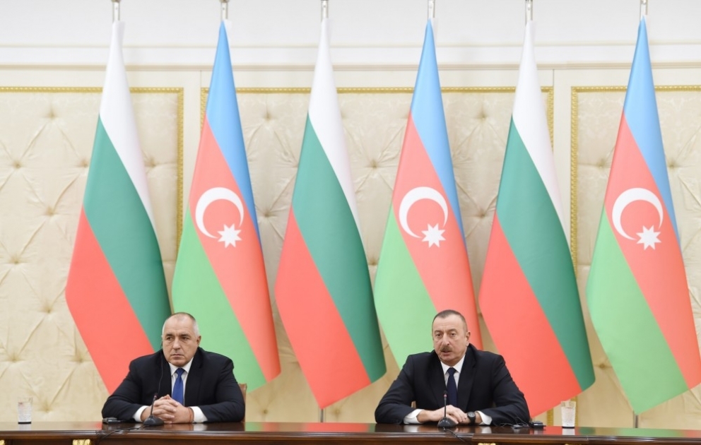 Déclaration à la presse du président azerbaïdjanais et du Premier ministre bulgare