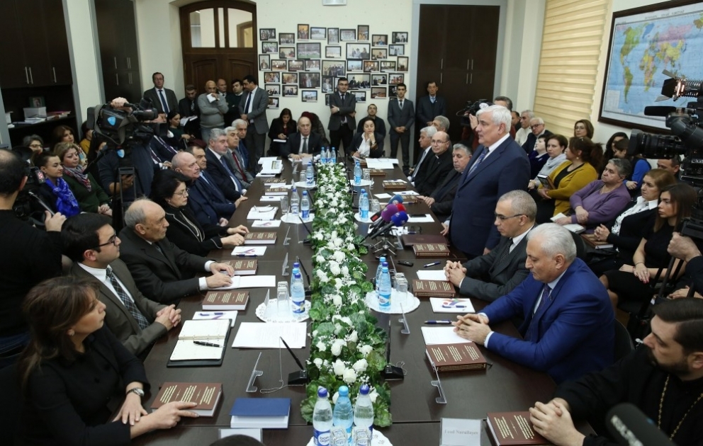 "President of the Republic of Azerbaijan Ilham Aliyev on the Azerbaijani model of multiculturalism" book presented