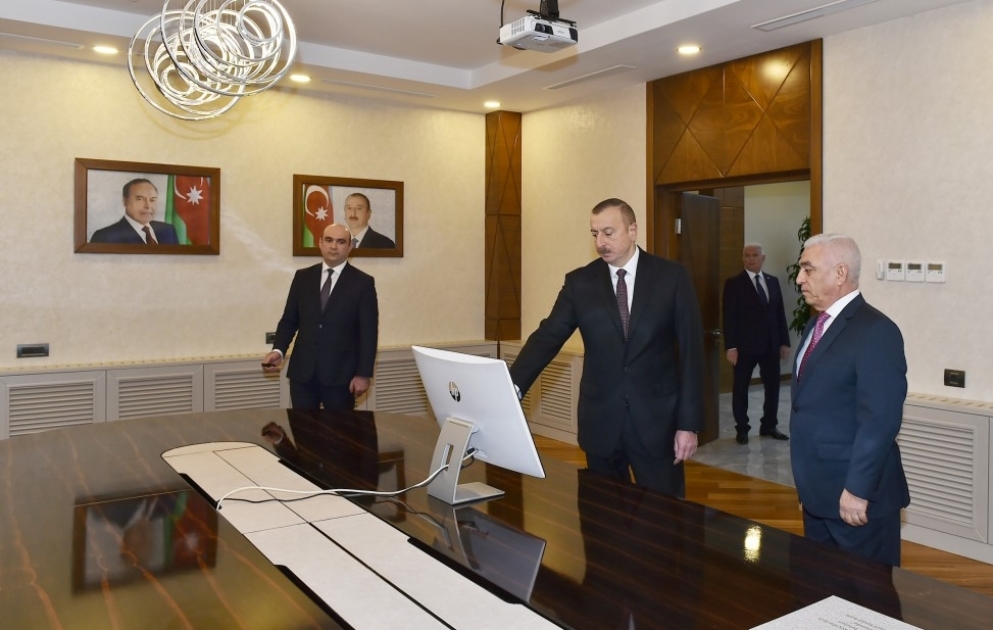 President Ilham Aliyev inaugurated administrative building and substations of Baku Distribution Network