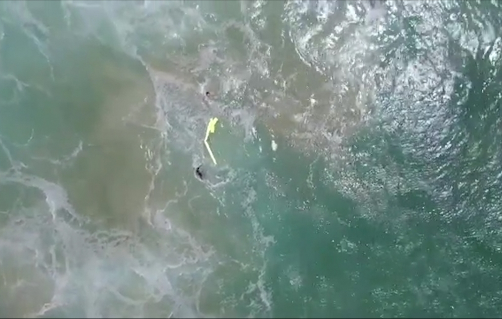 Drone rescues swimmers in Australia in world first​