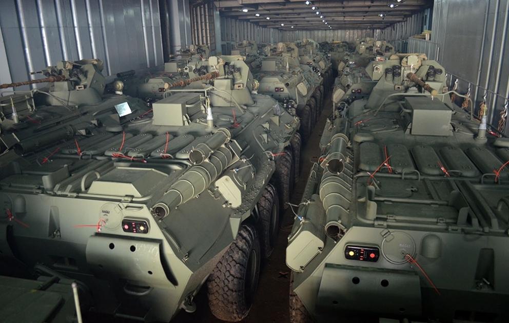 A new batch of modern military equipment delivered to Azerbaijan