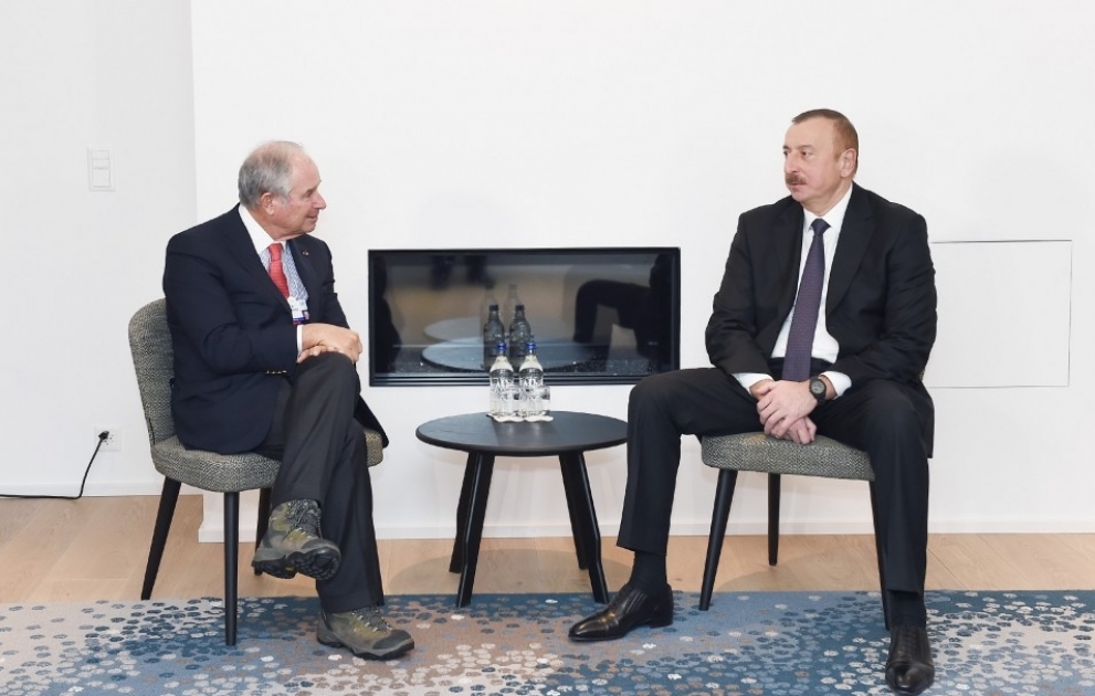 Prezident İlham Əliyevin ABŞ-ın “Blackstone” şirkətinin həmtəsisçisi və icraçı direktoru ilə görüşü olub