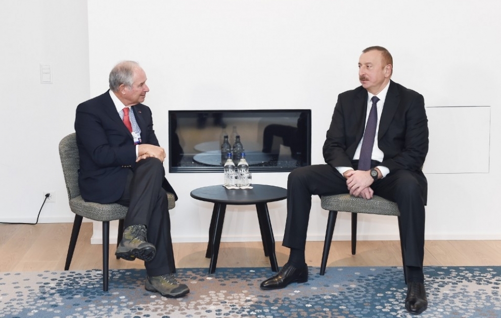 Entretien du président Ilham Aliyev avec le PDG de la société américaine Blackstone