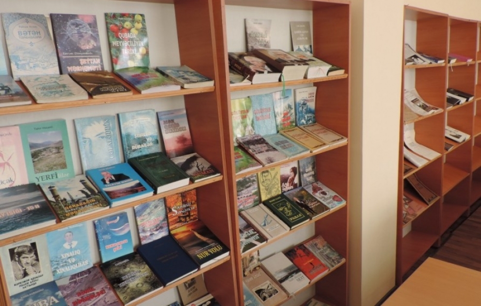 Quba Rayon Mərkəzi Kitabxanasının binası təmir olunub