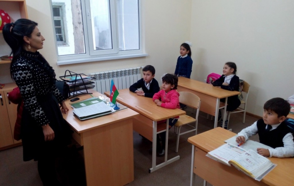 Şabranın Xırdaoymaq kəndində yeni modul tipli məktəb binası istifadəyə verilib