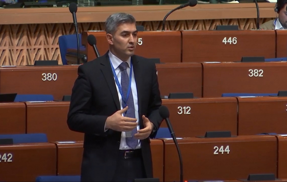 AŞPA-da azərbaycanlı deputatın məruzəsi qəbul edilib