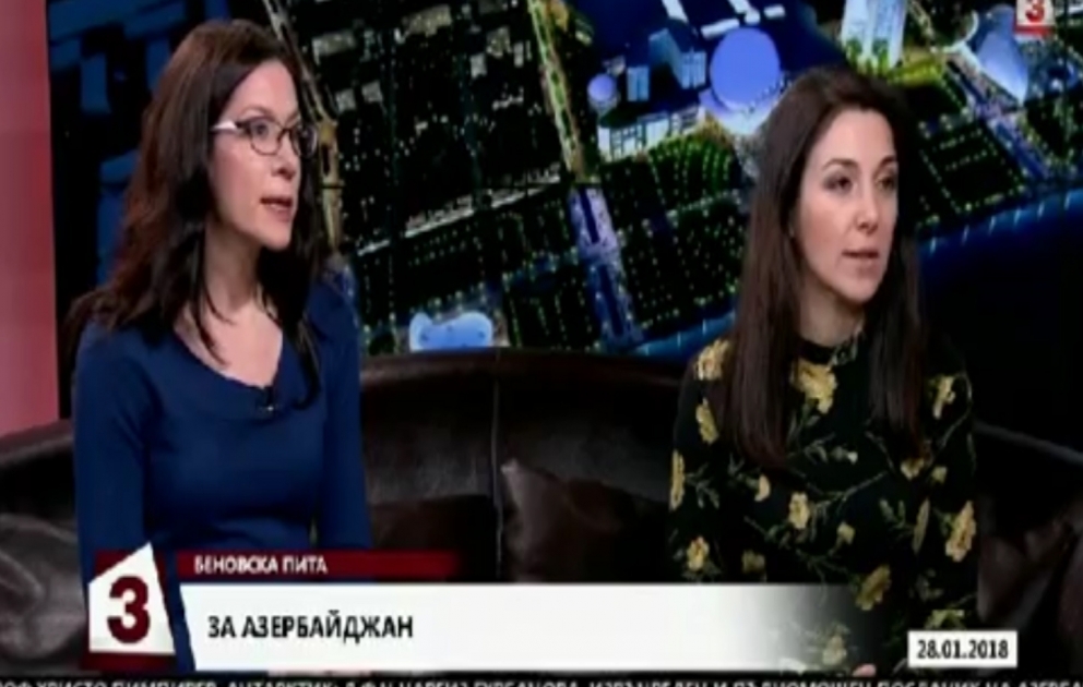 Bolqarıstan televiziyasında Azərbaycan ilə bu ölkə arasında əlaqələr barədə məlumat verilib