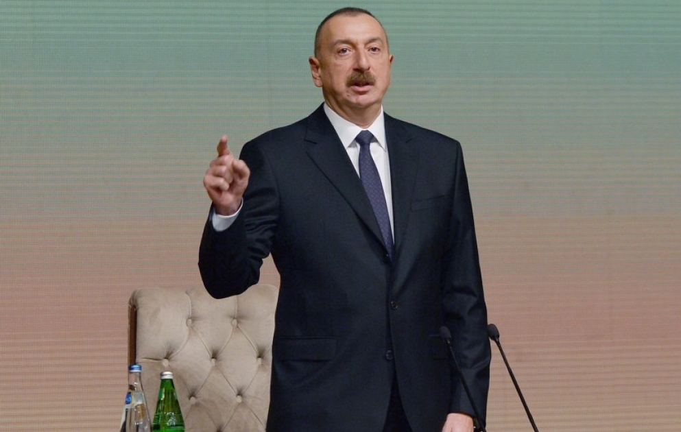 President Ilham Aliyev attended conference dedicated to results of fourth year implementation of the State Program on socio-economic development of regions in 2014-2018