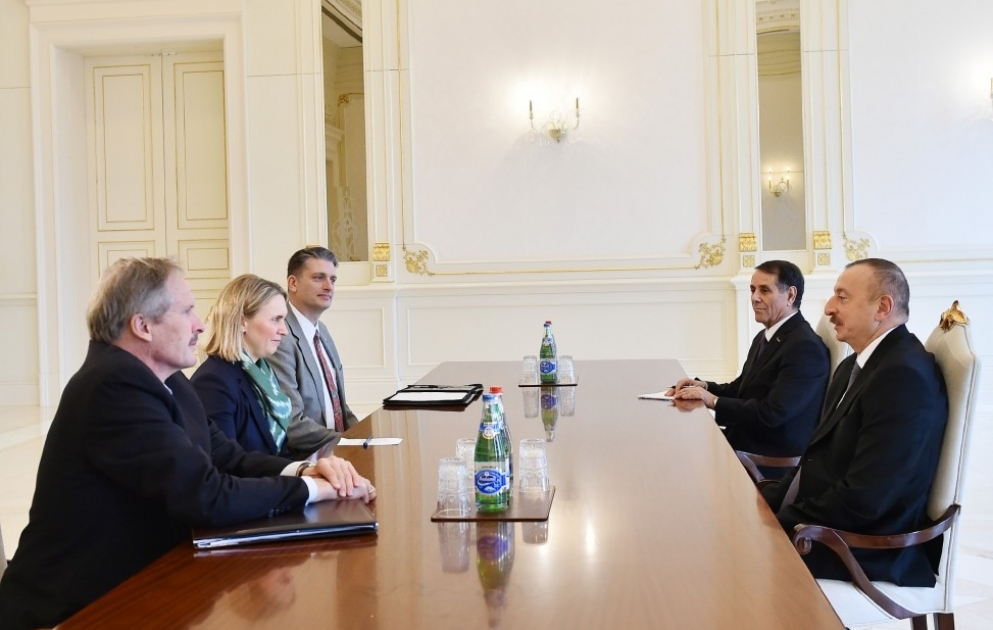 Entretien du président azerbaïdjanais avec la sous-secrétaire d’Etat adjointe américaine