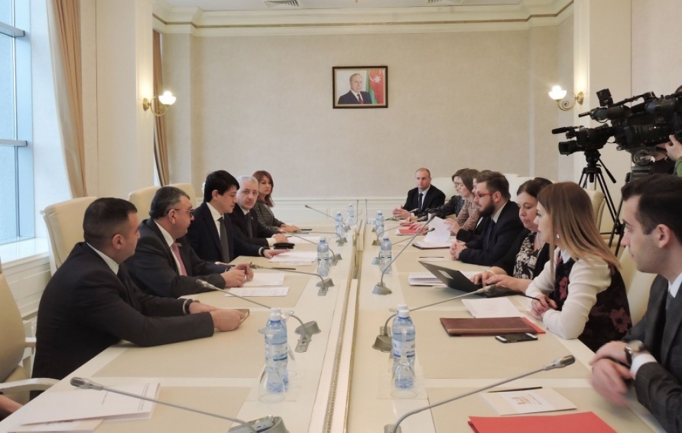 Avropa Şurasının Antidopinq Konvensiyasının monitorinq qrupu Milli Məclisdə olub