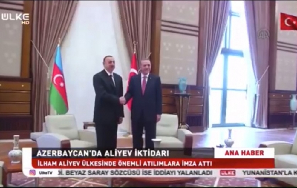 Turkish Ulke TV channel broadcasts reportage on presidential elections to be held in Azerbaijan
