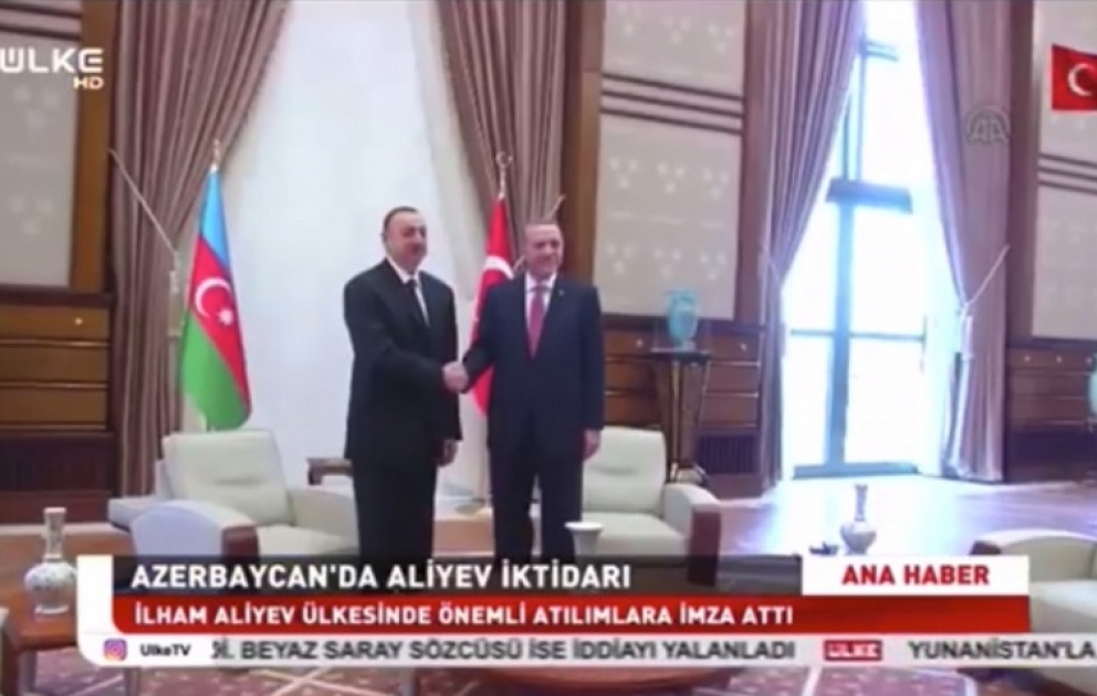 Türkei: In Ülke TV ein Sujet über Präsidentschaftswahl in Aserbaidschan gezeigt