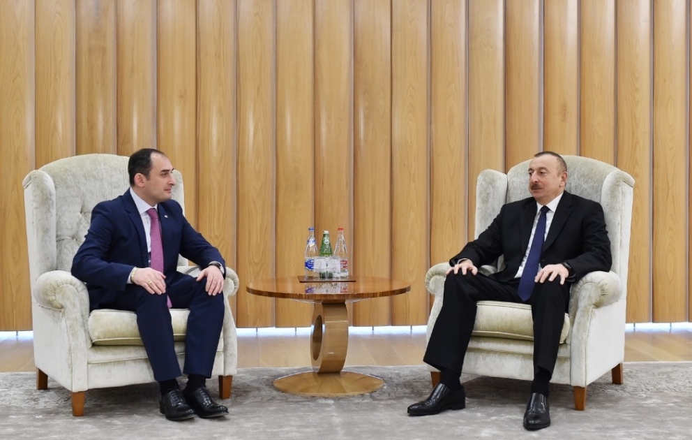 Le président azerbaïdjanais s’entretient avec le vice-Premier ministre géorgien