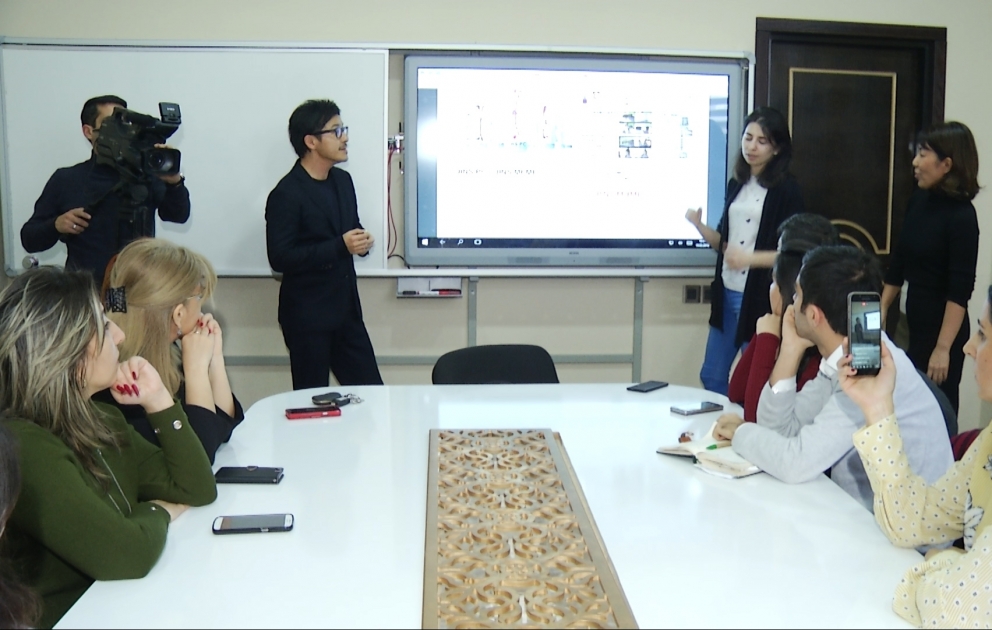 Birinci Beynəlxalq İctimaiyyətlə Əlaqələr Yaradıcılığı Forumunun iştirakçıları BDU-da olublar
