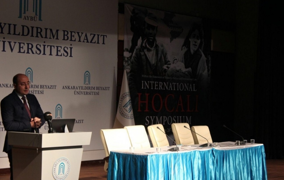 Yıldırım Bəyazid Universitetində Xocalı soyqırımının ildönümü ilə bağlı beynəlxalq simpozium keçirilib