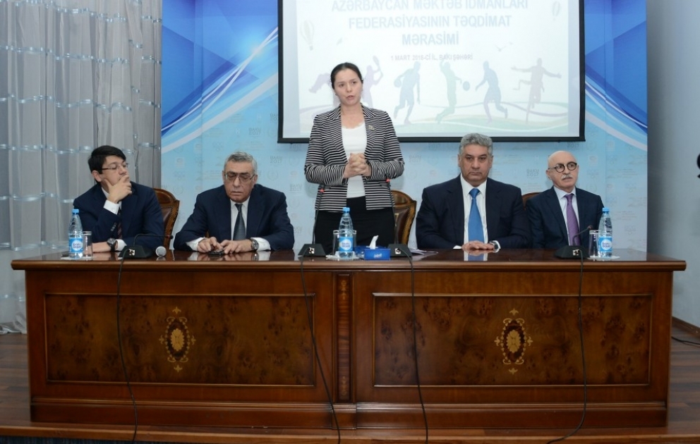Azərbaycan Məktəb İdmanları Federasiyasının təqdimat mərasimi keçirilib