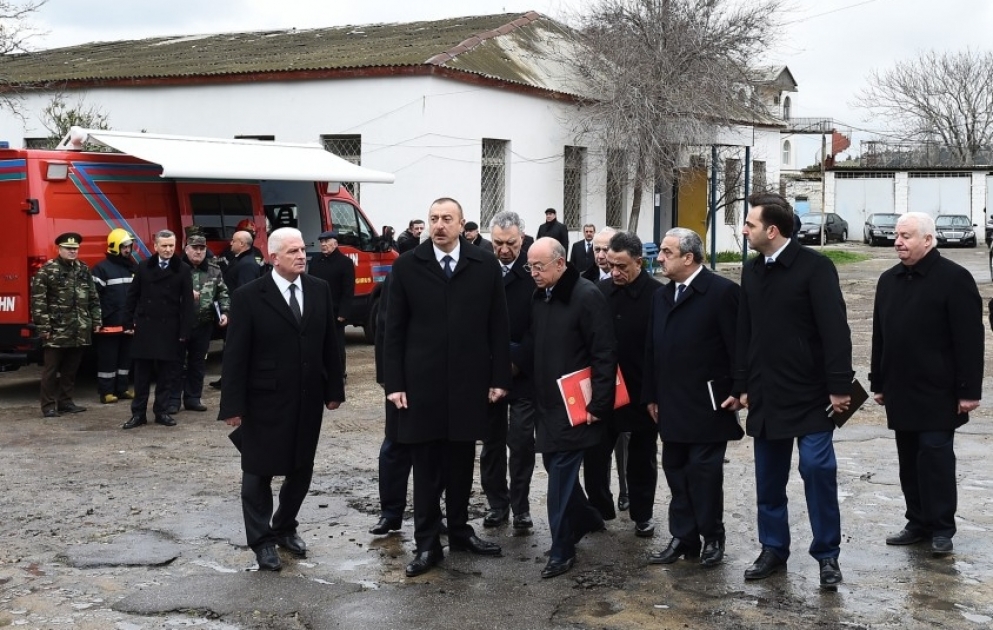 President Ilham Aliyev visited fire-hit Republican Drug Rehabilitation Center