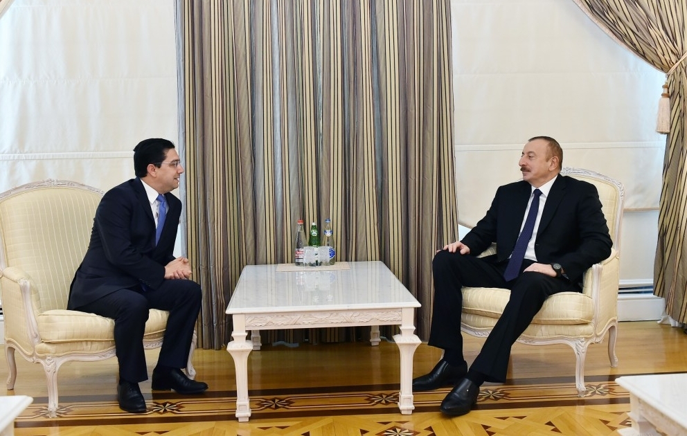 Aserbaidschans Präsident Ilham Aliyev empfängt marokkanische Delegation