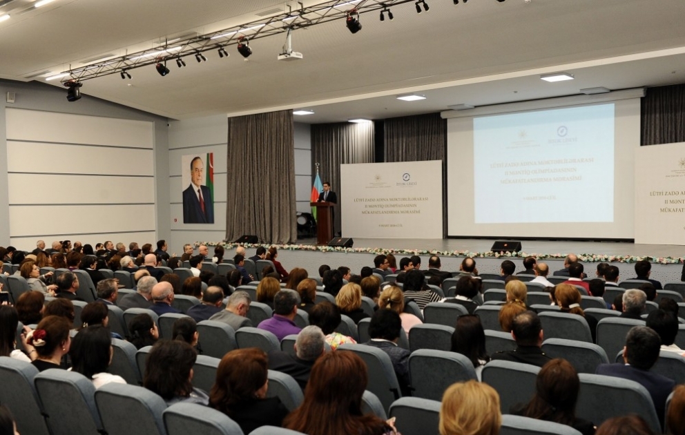 Məntiq olimpiadasının qalibləri mükafatlandırılıblar
