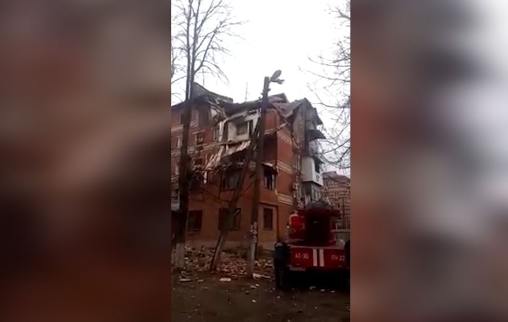 Krasnodarda yaşayış binasında güclü partlayış baş verib