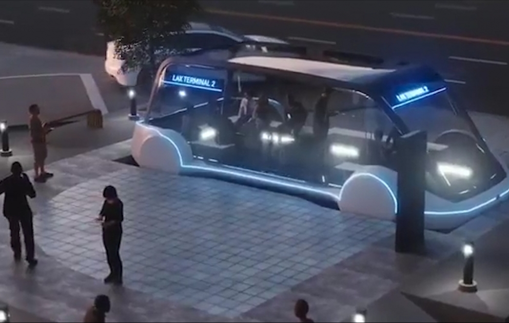 Elon Musk unveils subway of the future concept