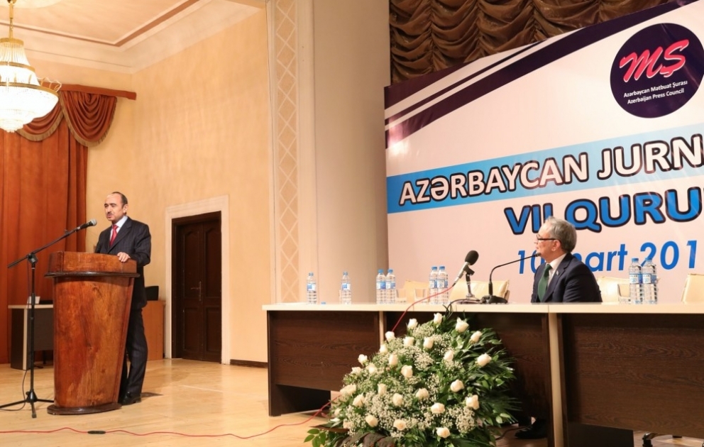 Azərbaycan jurnalistlərinin VII qurultayı keçirilib